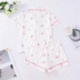 thumbnail image 4 of XXWXYD Girls 2 Piece Outfits Short Sleeve Shorts Sets Halloween Costum𝖾 Suit Halloween Costum𝖾s for Girls, Soft Breathable Suits, Loose Comfy Shirts, 4 of 7