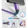 thumbnail image 4 of Cable de carga Sweguard USB tipo C [paquete de 2, 3 m] para iPhone 15, 4 of 6