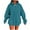 Green, variant on Xdegoge Oversized Hoodies for Women Long Sleeve Drop Shoulder Solid Color Athletic Sweatshirt Casual Baggy Basic Drawstring Hoodie with Pocket 2025 Winter Y2K Tops