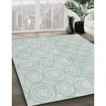 thumbnail image 2 of Ahgly Company Indoor Rectangle Patterned Water Blue Novelty Area Rugs, 6' x 9', 2 of 6