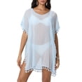 thumbnail image 1 of Argulvti Bikini de Plage pour Femmes, Tenue de Plage Couvre-Maillot à Franges, Robe d'Été pour Dames, 1 of 8