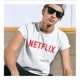 thumbnail image 4 of Playera Fan Army Netflix T G Color Blanco, 4 of 4