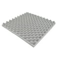 thumbnail image 5 of 1 Pack Sound Proof Foam Panels for Walls 2 cm Thick Acoustic Foam Panels for Wall Pyramid, 19.6" X 19.6" Sound Absorbing Dampening Studio Foam soundproof wall panels Wedge Tiles, 5 of 7
