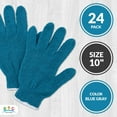 thumbnail image 3 of String Knit Work Gloves, Large Size. Pack of 24 Polyester and Cotton Gloves BBQ. Roping Gloves for Men and Women. Cotton String Gloves. Mens Cotton Work Gloves. Cotton BBQ Gloves, 3 of 9