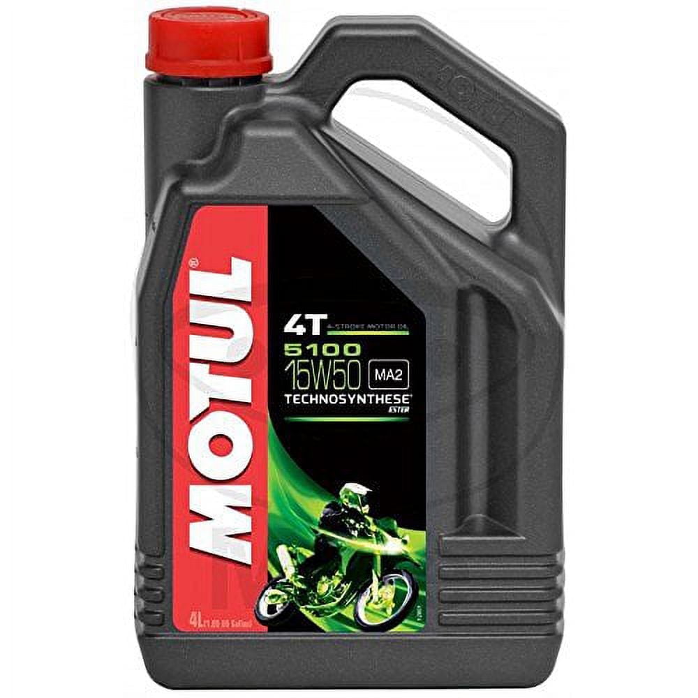 MOTUL 5100 4T 15W-50 オイル 1L×4本 Amazon.com: Motul 5100 4T 15W50 Synthetic Blend Oil 4 Liters