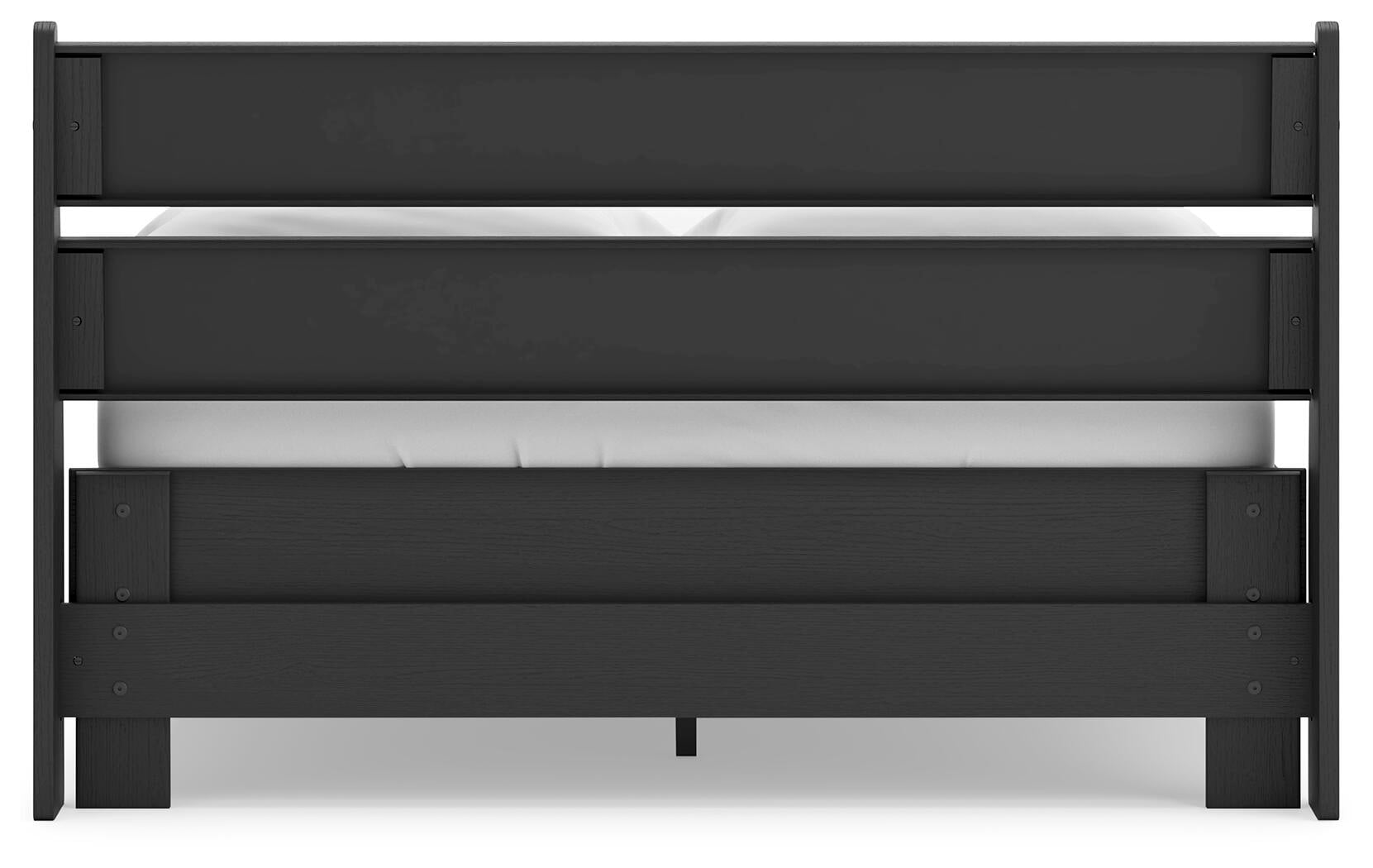 Signature Design by Ashley Socalle Full Panel Headboard in Matte Black Finish