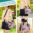 thumbnail image 5 of Ckdifva Whales and Snow Cooler Bag Cooler Cooling Tote Lunch Bag Lunch Box Front Pocket with Shoulder Strap, 5 of 6