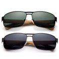 thumbnail image 1 of High Qaulity Polarized Sunglasses with Real Bamboo Arm Squre Aviator Sunglasses Bamboo Sunglasses for Men & Women, 1 of 3