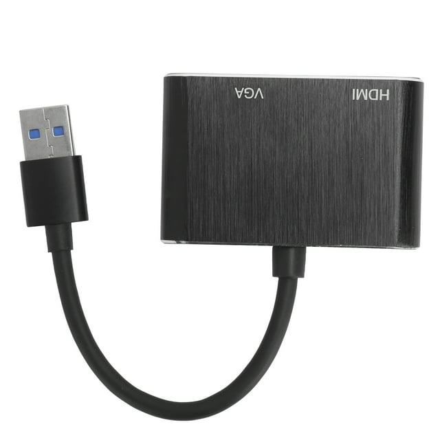 Adaptador USB 3.0 A VGA/HDMI, Adaptador VGA Interfaz USB 3.0 De Alta Velocidad De 5 Gbps Compatible Con Dispositivos Conectables En Caliente Portátil Para Convertidor De Energía OTVIAP HDMI Adaptor