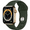 Green, variant on Apple Watch Series 6 GPS Cellular, 40mm Graphite Stainless Steel Case with Black Sport Band - Regular
