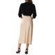 thumbnail image 3 of Inspire Chic Bolero Abierto para Mujer de Manga 3/4 sin Cuello, Chaqueta de Piel Sintética Corto, Negro, 3 of 6