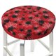 thumbnail image 3 of Balery A Web With A Spider 1 Fundas de asiento para taburete de bar redondo de tela de terciopelo ajustables que protegen de arañazos y manchas para sillas de 14 a 17 pulgadas.-14 inch, 3 of 7