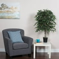 thumbnail image 2 of Vickerman 4' Artificial Ficus Bush in a Black Plastic Pot -TBU4240-06, 2 of 2