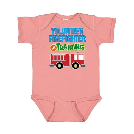 

Inktastic Volunteer Firefighter In Training Gift Baby Boy or Baby Girl Bodysuit