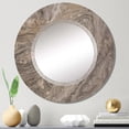 thumbnail image 2 of DESIGN ART Designart 'Curved Lines In The Sand On The Beach' Nautical & Coastal Printed Wall Mirror 20in.x30in., 2 of 5