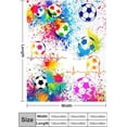 thumbnail image 5 of Soccer Blanket Sports Soccer Ball Throw Blanket Ultra Soft Flannel Blanket Gifts for Kids Adults 50"X40", 5 of 6