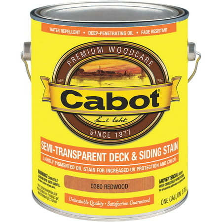 Cabot Semi-Transparent Deck & Siding Exterior (Best Wood For Exterior Siding)