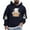 02 Navy, variant on Awdenio Men's Sweatshirts Trendy Halloween Hoodies Long Sleeve Fall Sweatshirt Skeleton Pumpkin Crewneck Oversize Hooded