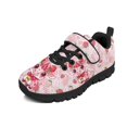 thumbnail image 6 of CHAQLIN Cartoon Cow Strawberry Running Shoes Non Slip Kids Slip on Walking Casual Sneakers Lightweight Lace Up Sports Athletic Hiking Shoes for Girls Cute Outfit, 6 of 7