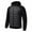 Black, variant on YueHuiYing Men's Warm Hooded Double - Pocket Jacket Business Casual Style, for Cold Weather Wear