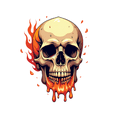 thumbnail image 4 of Cool Skull Stickers Stickers, Waterproof Skull Stickers Sticker for Water Bottle Laptop Phone Cases Planner Skateboard Luggage Helmet Party Favor Decor, Ideal for Adults Teens Teacher Rewards, 4 of 9