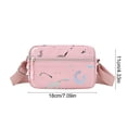 thumbnail image 3 of Bolso de teléfono tipo cartera pequeña para mujer, bolso cruzado de tela ligera con correa ajustable, compatible con teléfonos de 6.7 pulgadas, accesorio casual para uso diario., 3 of 6