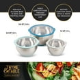 Thyme & Table Stainless Steel Mixing Bowls, 6Piece Set
