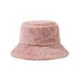thumbnail image 1 of CNKOO Fisherman Cap Attractive Fluffy Solid Color Cold Resistant Thickened Plush Fisherman Hat for Unisex, 1 of 10