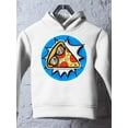 thumbnail image 3 of Comic Style Pizza Hoodie Toddler -Image by Shutterstock,  4 Toddler, 3 of 4