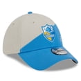 thumbnail image 2 of Men's New Era Cream/Powder Blue Los Angeles Chargers 2023 Sideline Historic 39THIRTY Flex Hat, 2 of 7