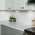 thumbnail image 4 of FASÄDE Crescent Decorative Vinyl 18in x 24in Backsplash Panel in Matte White(5 Pack), 4 of 6