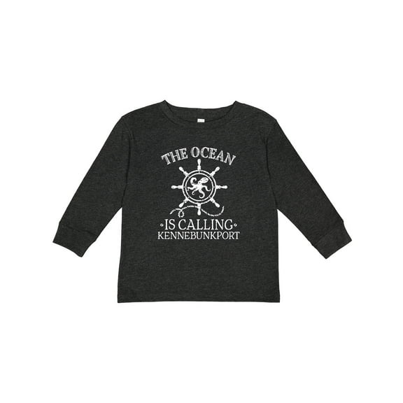 Inktastic Kennebunkport Maine Boys or Girls Long Sleeve Toddler T-Shirt