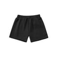thumbnail image 6 of iiniim Girls Boys Sequins Dance Shorts with Bowknot Training Gymnastics Hip Hop Rave Black 4-5, 6 of 7