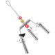thumbnail image 5 of Bird Cage Bell Decor Silver Durable Stainless Steel Parrot Diversion Bells for Playing, 5 of 5