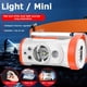 thumbnail image 1 of Faro LED Faro de pesca Sensor de movimiento Luz de camping (naranja blanco), 1 of 4