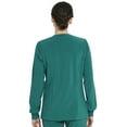 thumbnail image 5 of Dickies EDS Signature Medical Scrubs Warm Up Jacket for Women Snap Front Plus Size 86306, 5 of 8