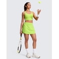 thumbnail image 3 of CRZ YOGA High Waisted Side Slit Tennis Skirts for Women A Line Running Athletic Skort with Inner Pockets, 3 of 4