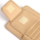 thumbnail image 4 of Organizadores de visera para automóvil combinados con esponjas protectoras y soporte para tarjetas giratorio de 180 grados de cuero sintético con soporte para gafas de sol con velcro, 4 of 8