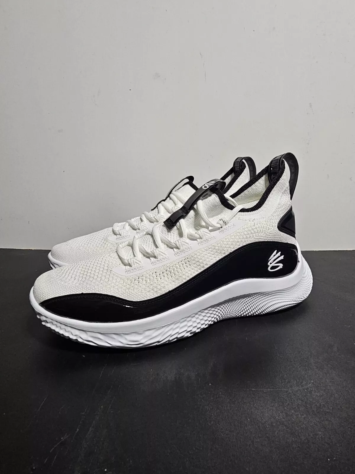Under Armour Curry Flow Basketball Shoes White Black 3024785-111 Mens Size 11.5 Under Armour Curry 8 NM  main image 3