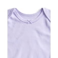 thumbnail image 3 of Wonder Nation Baby Girls Bodysuit with Short Sleeves, 3-Pack, Sizes 0M-24M, 3 of 4