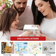 Mini Heat Press Machine 4.17 x 2.44 Heat Press Machine for T Shirts Shoes Bags Hats and Small HTV Vinyl Projects Portable Mini Easy Press for Heating Transfer