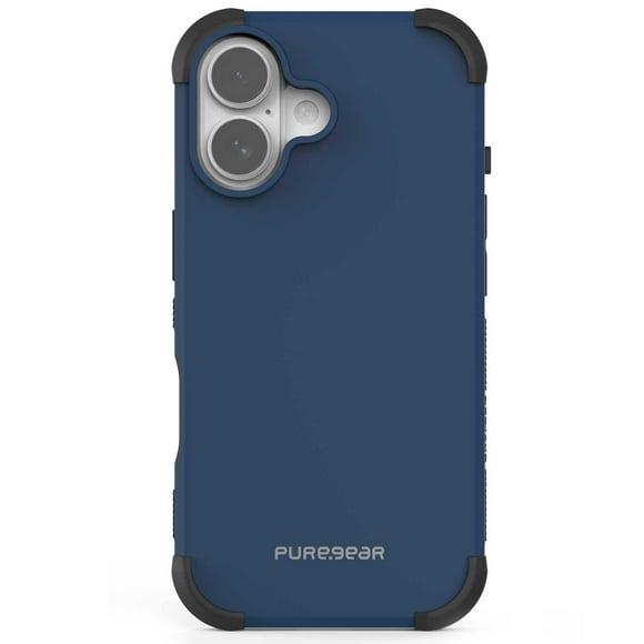 Funda Case PUREGEAR Dualtek Mag para iPhone 16 PLUS Azul