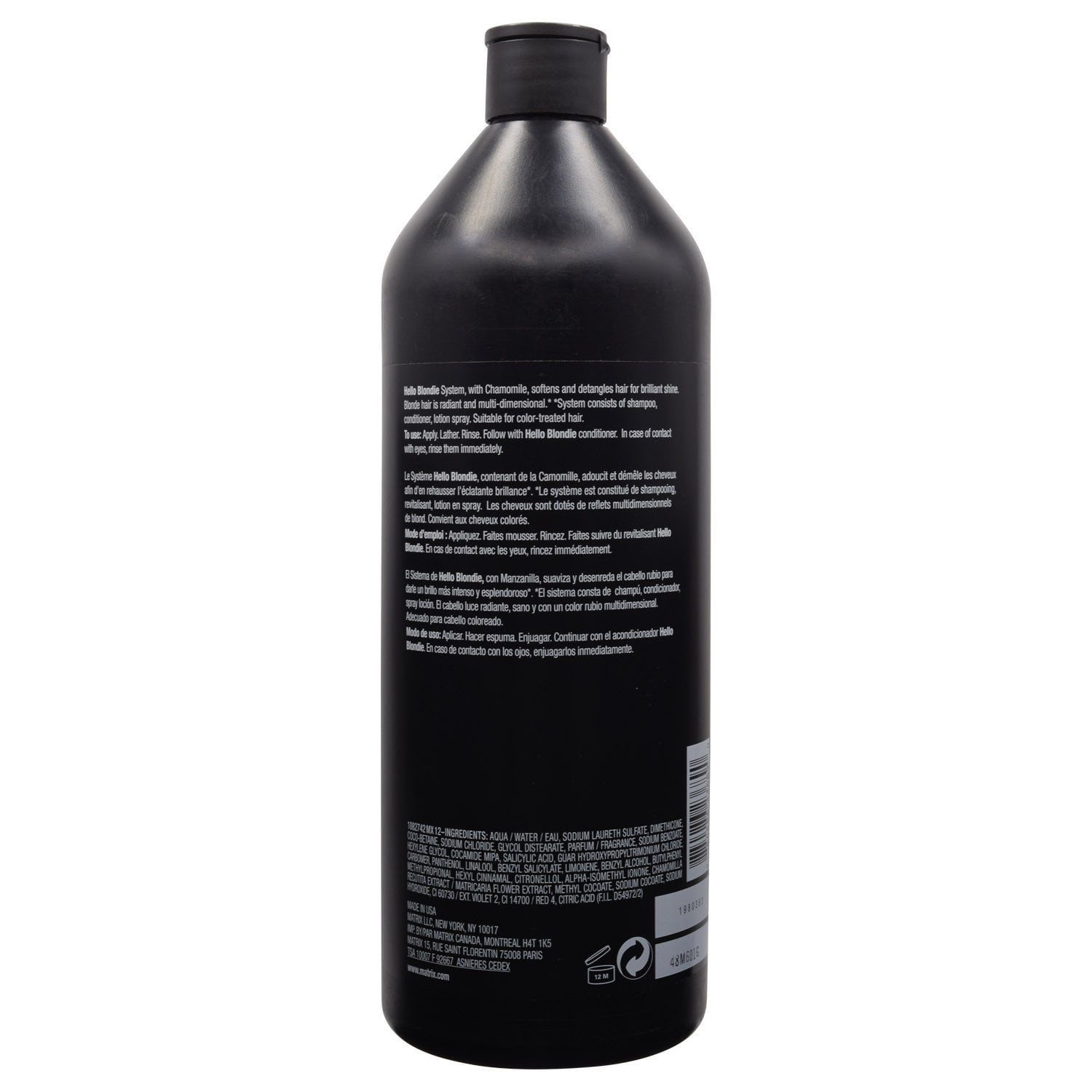 Matrix Matrix Total Results Hello Blondie Chamomille Shampoo