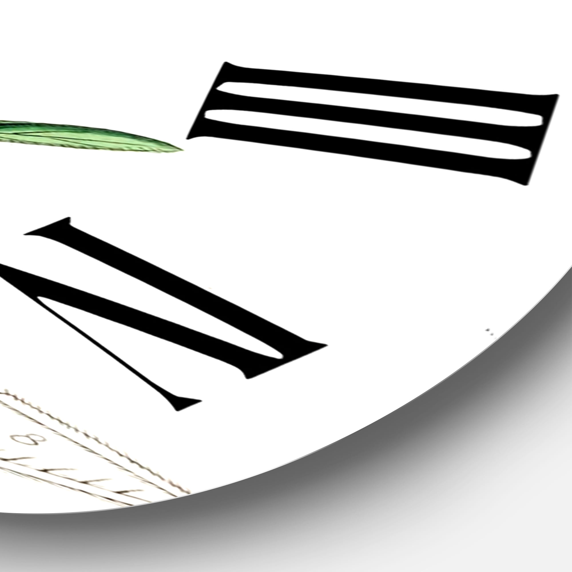 Designart 1 in Farmhouse Wall Clock