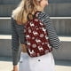 thumbnail image 5 of Disketp Plaid Reindeer Snowflakes Mochila de Lona Estampada, Mochila Escolar de Viaje Ligera para Estudiantes y Portátil-Small, 5 of 5
