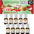 thumbnail image 4 of Good Essential - Professional Holiday Fragrance Oil Set Pack of 10 5ml Peppermint, Apple Cinnamon, Hot Chocolate, Cherry, Pumpkin Pie, Candy Cane, Gingerbread, Snickerdoodle, Cinnamon, Brown Sugar, 4 of 6