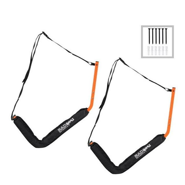RAD Sportz Kayak Rack Storage System- Boat Dock Wall Mounts Made from Durable Steel for Indoor or Outdoor Storage in Garage, Shed, or on Any Wall (83-DT5112)