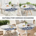 thumbnail image 6 of Boho Pattern Round Tablecloth Waterproof Oxford Fabric with Elastic Edge, Fits 45-52", Great for BBQs, Picnics, and Dining Corners, 6 of 6