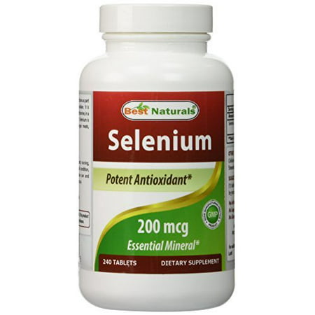 Selenium 200 mcg 240 Tablets by Best Naturals -- Essentials (Best Foods For Vitamins And Minerals)