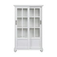 thumbnail image 3 of Ameriwood Home Aaron Lane Bookcase with Sliding Glass Doors, White, 3 of 8